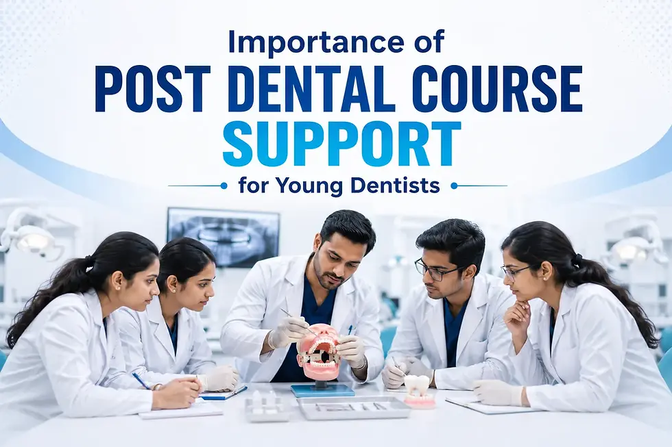 importance of post dental course support