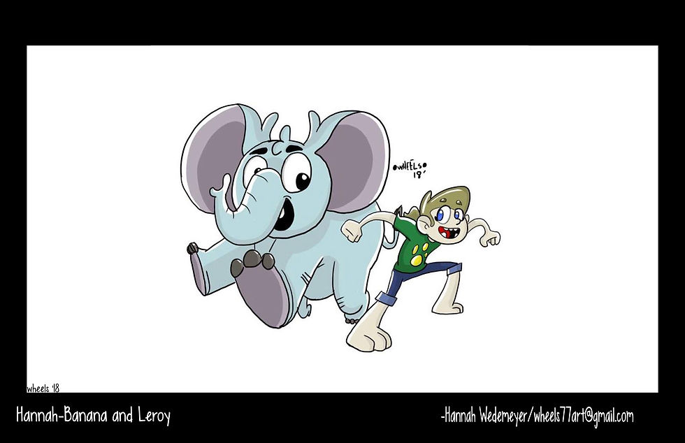 Hannah-Banana and Leroy