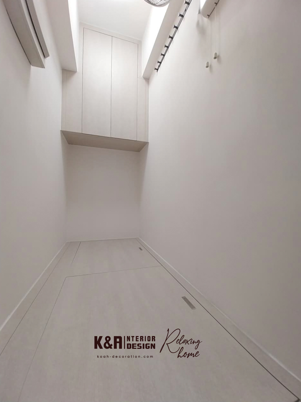 【工人房簡約設計】工人房設計簡約實用，提供足夠收納空間。