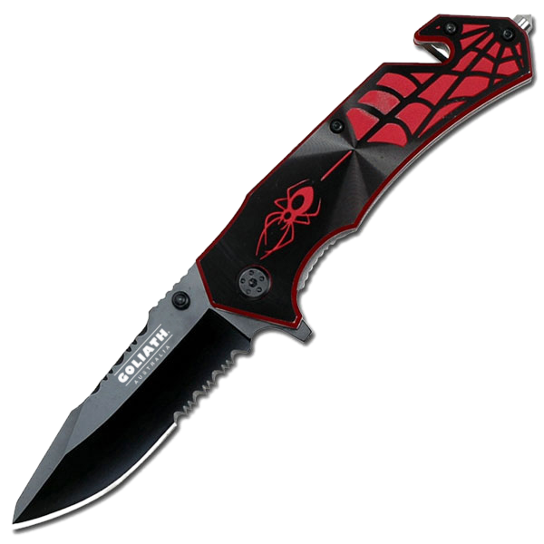 Black Widow Folding Knife KN-GL206