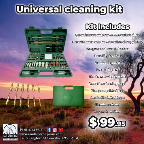 Universal Gun Cleaning Kit C&S Sporting Arms