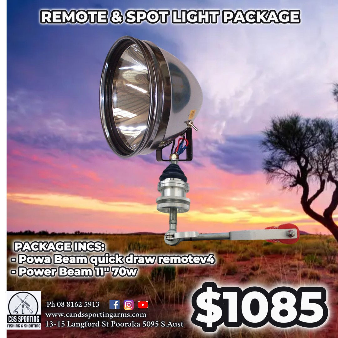 Powa beam 11" HID remote combo