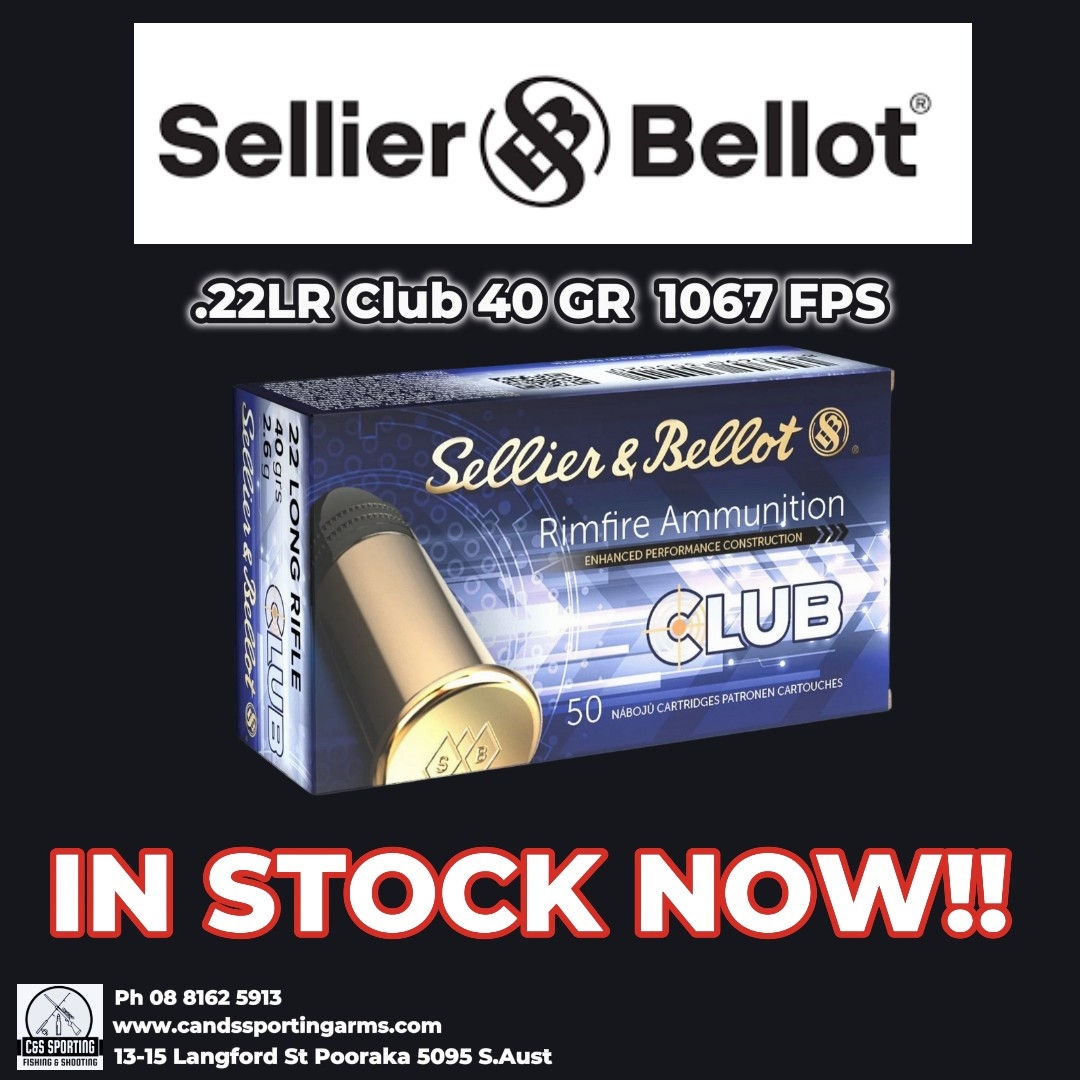 S&B 22LR CLUB AMMO 40GR 1067FPS