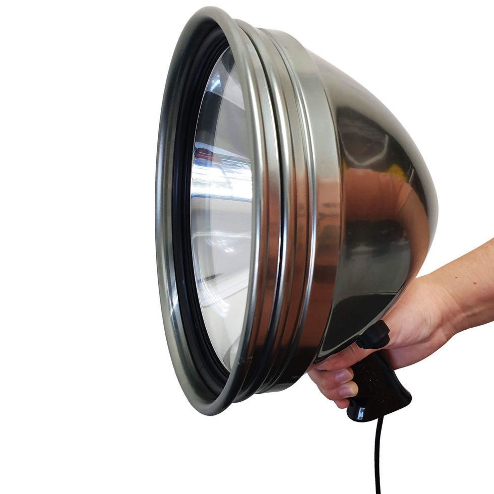 Thumbnail: POWA BEAM POWA BEAM 245mm/9" HID 70W Hand Held Spotlight