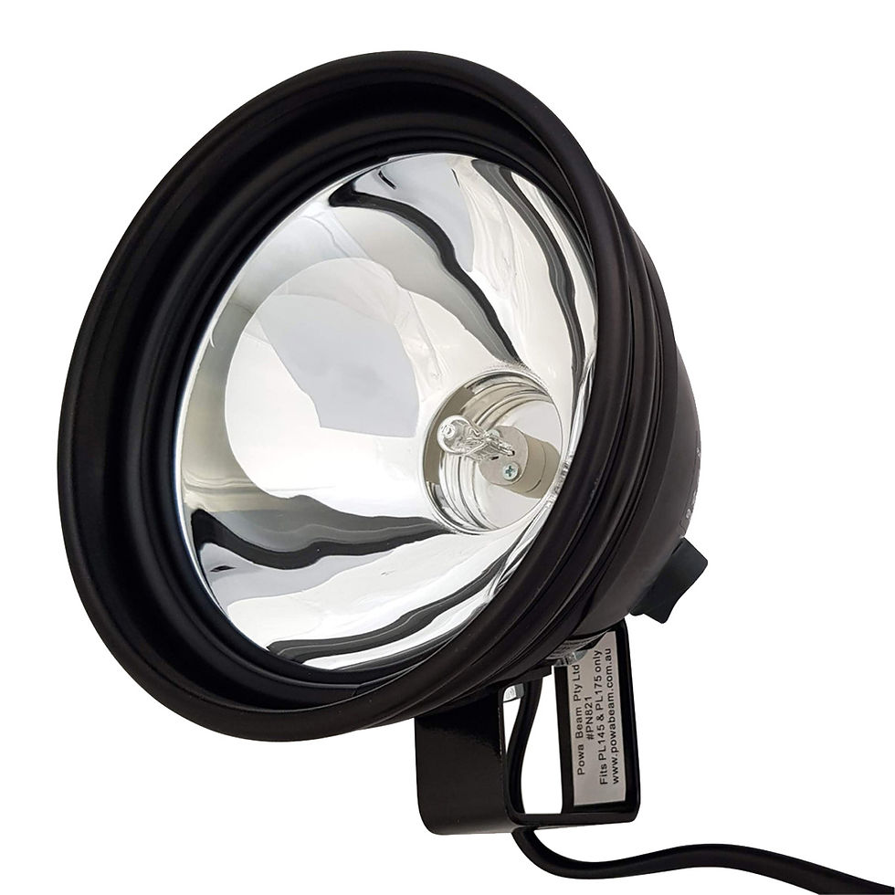 POWA BEAM 145mm QH 100W Spotlight with Bracket