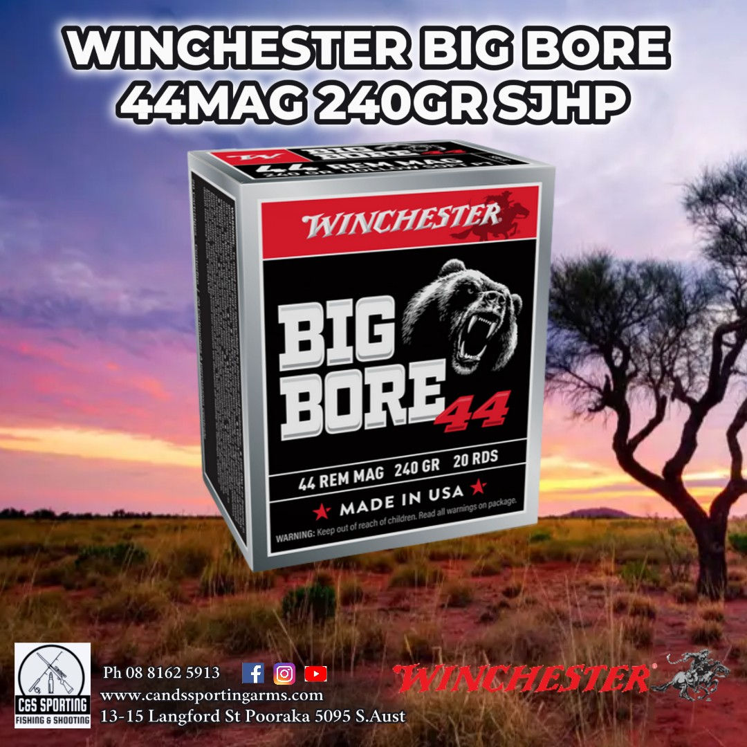 WINCHESTER BIG BORE 44RM 240GR SJHP