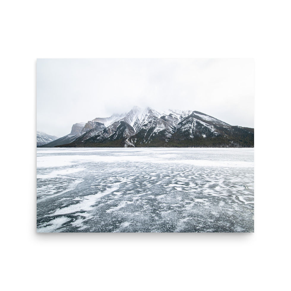 Thumbnail: Print Lake Minnewanka Frozen