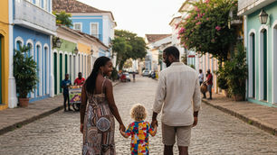 pais negros, criança branca, brasil
