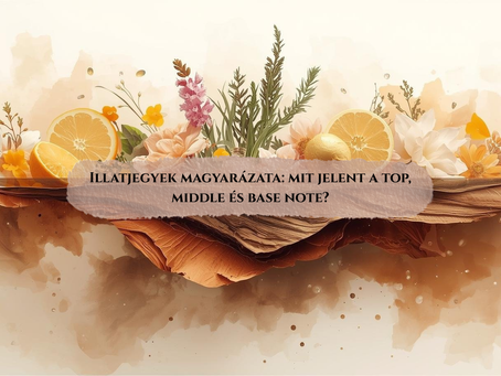 Illatjegyek magyarázata: mit jelent a top, middle és base note?