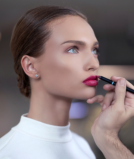 Applying Lipstick