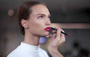 Applying Lipstick