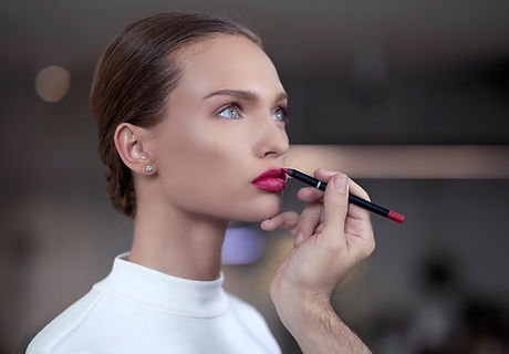 Applying Lipstick