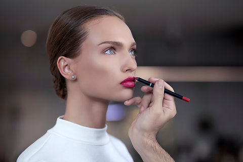 Applying Lipstick