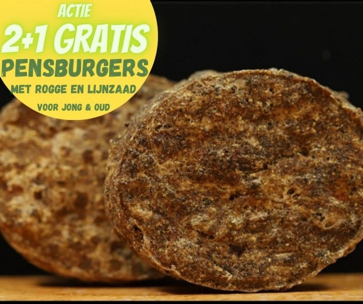 Pensburgers 2+1 GRATIS (per 2 stuks)