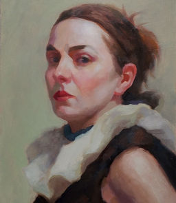 Oil portrait. 