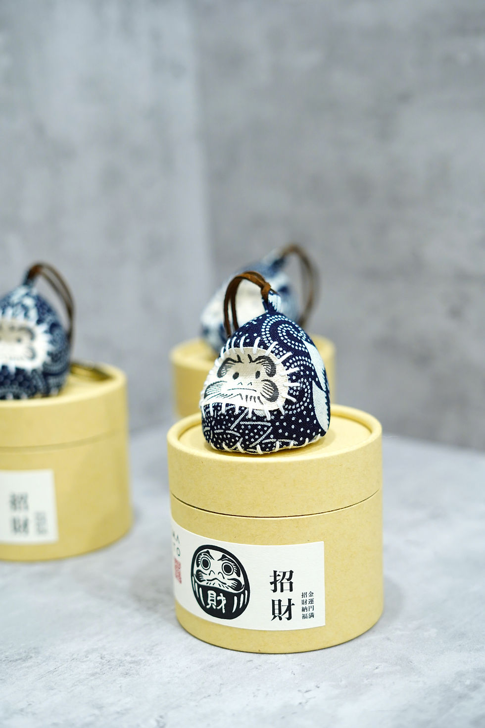 Thumbnail: 【DAMA】Indigo Daruma Key Chain