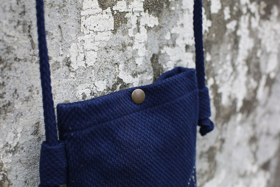 Thumbnail: 【ASTER】Sashiko Crossbody Bag