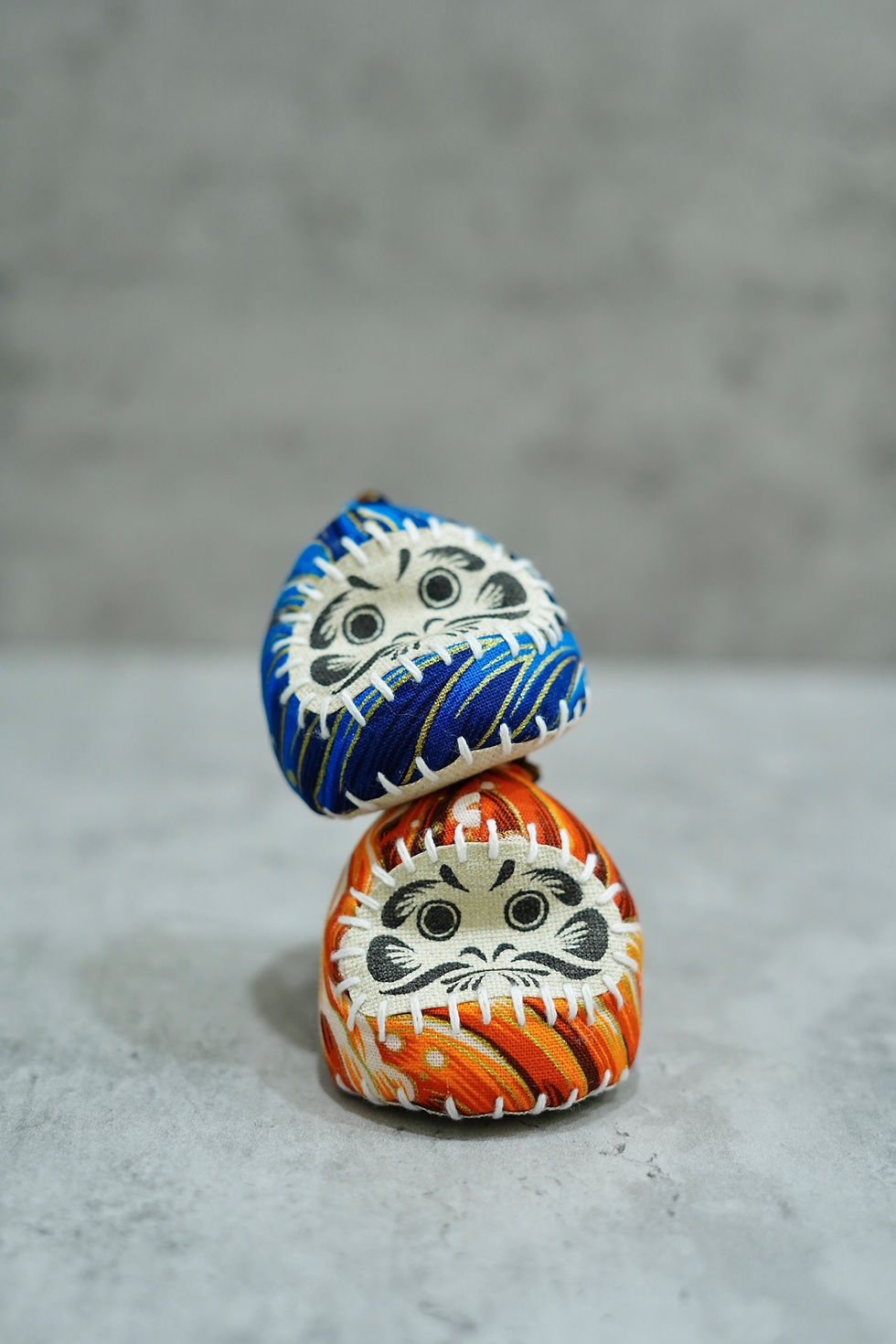 Thumbnail: 【DAMA】Indigo Daruma Key Chain Set