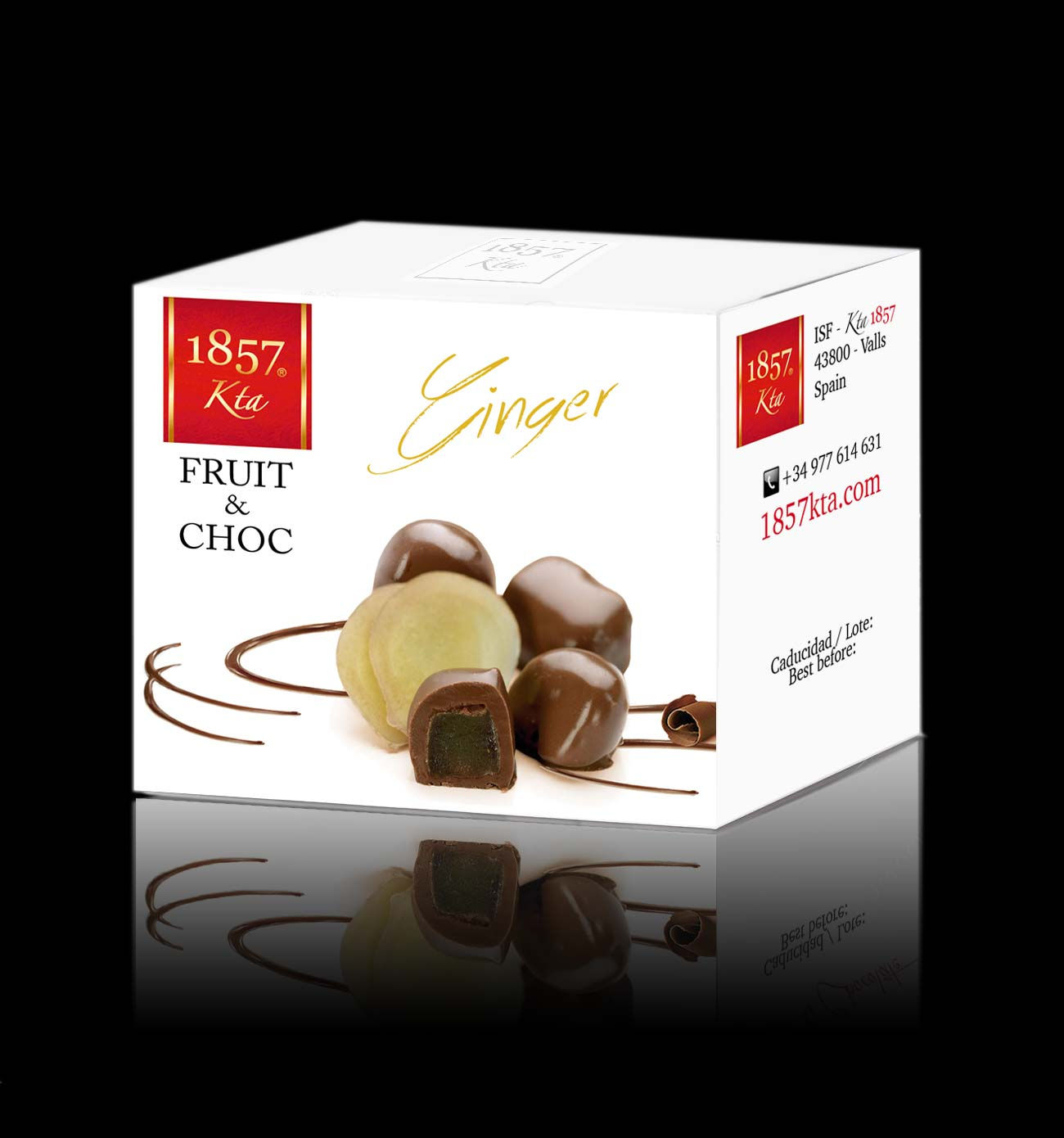 Fruit & Choc Ginger 100 g
