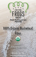 Design of the Frogs Organic Buckwheat Flour
