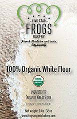 Illustration of Frogs Organic White Flour