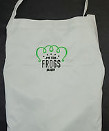 Snapshot of the Frogs Bakery apron