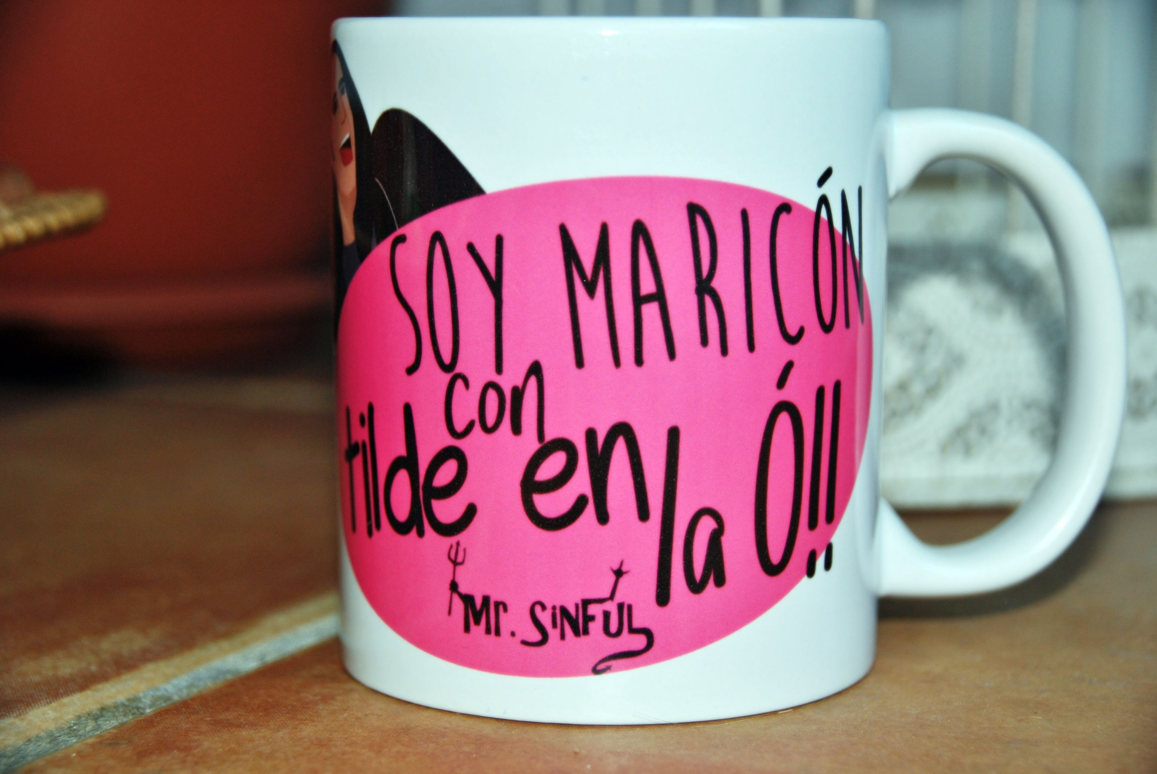 Taza "Soy maricón con tilde en la Ó"