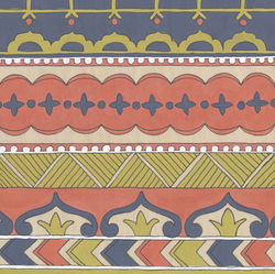 gouache on wood panel