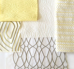 Lancet layering pieces, matelasse & embroideries