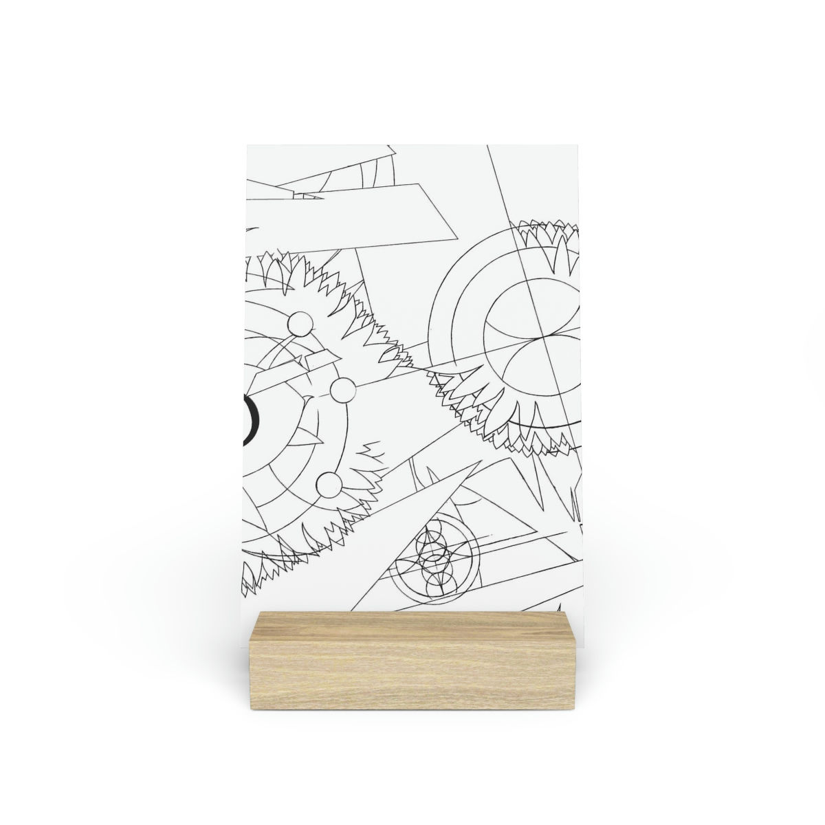 From One Side: Gallery Board & Stand