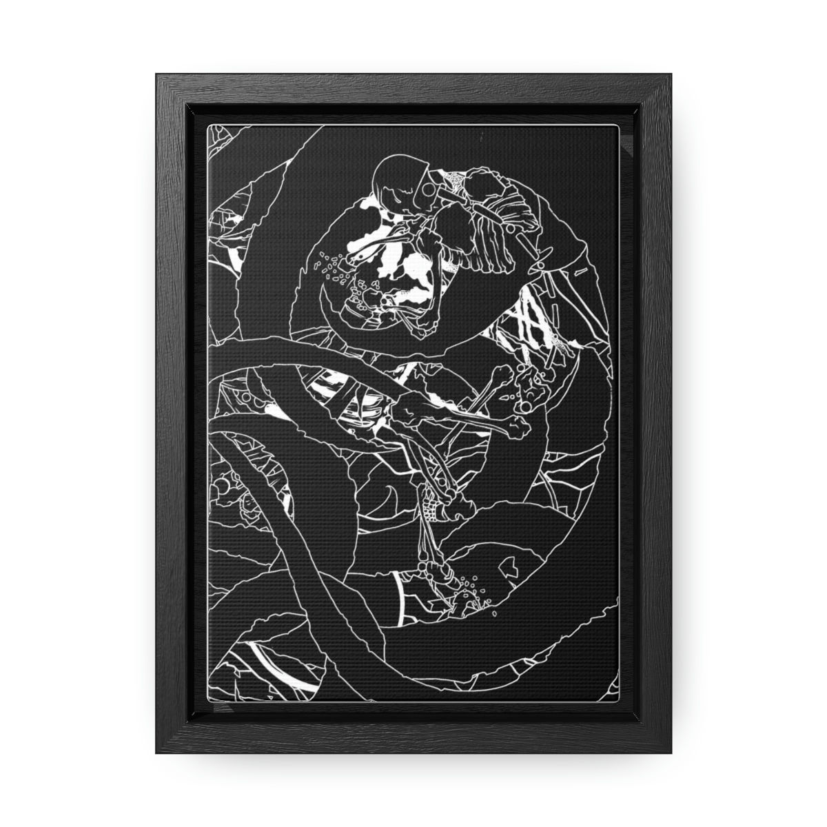 Mammoth Laughter Inverted: Gallery Canvas Wraps, Vertical Frame
