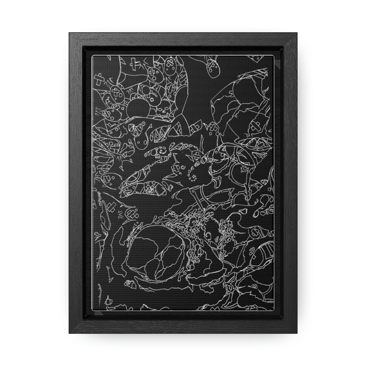 Outta Sight Inverted: Gallery Canvas Wraps, Vertical Frame