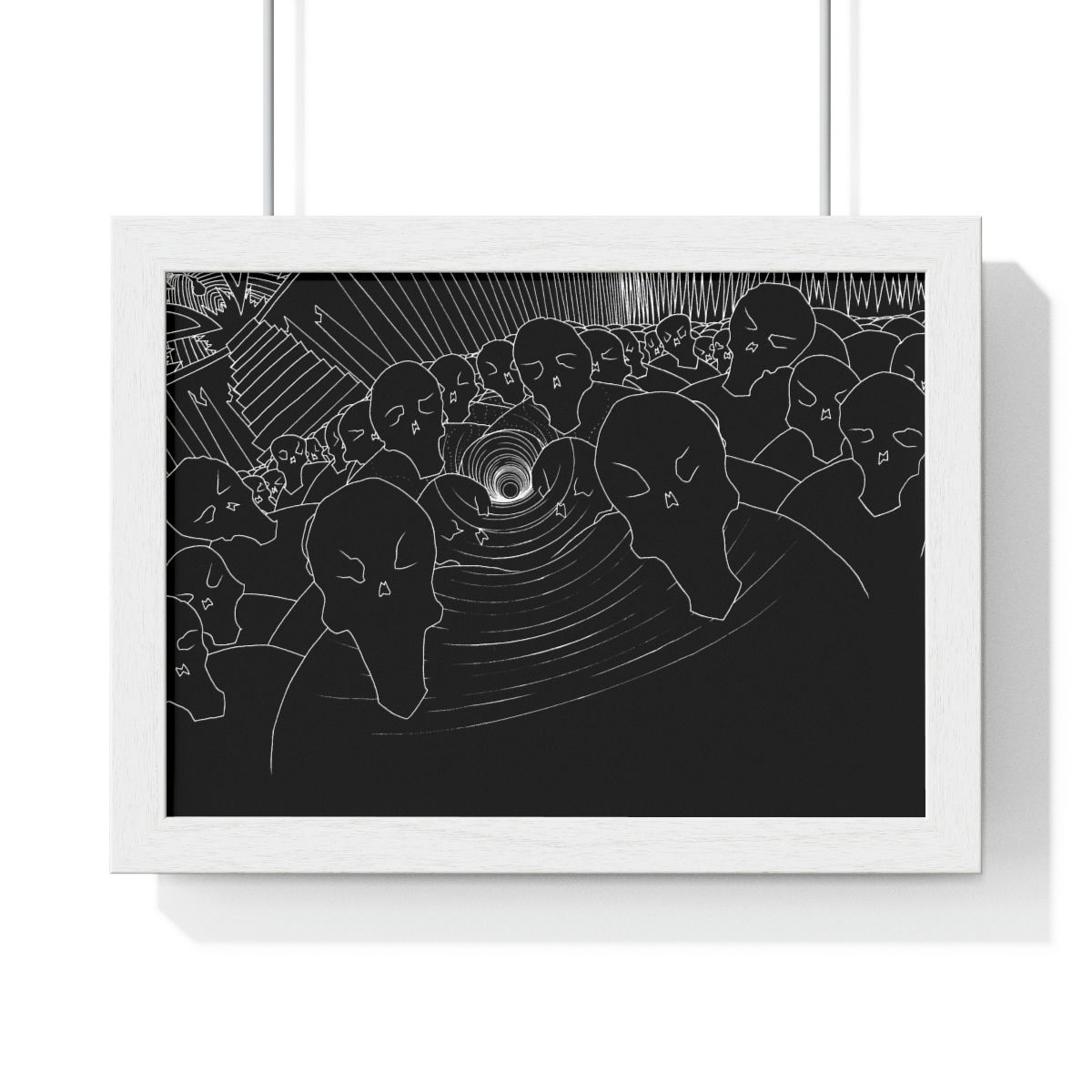 The Heard Inverted: Premium Framed Horizontal Poster