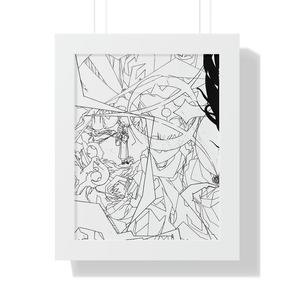 Thumbnail: Piece of Hell: Framed Vertical Poster