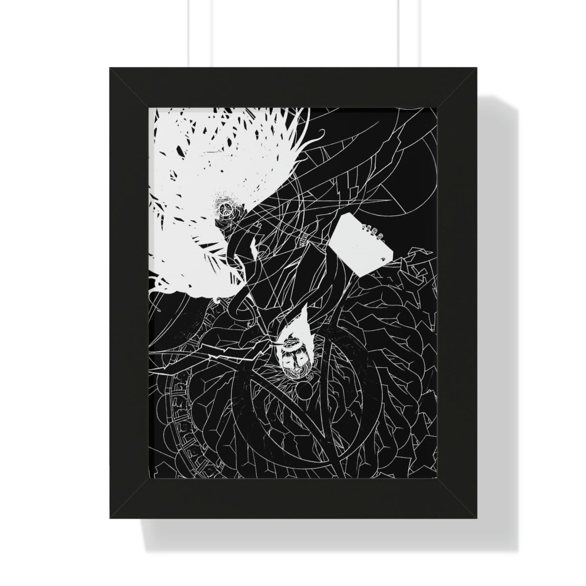 Piece of Heaven Inverted: Framed Vertical Poster