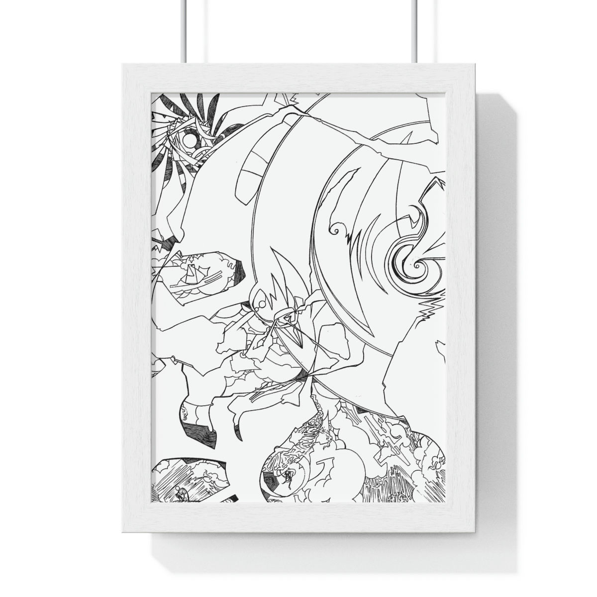 Frequency: Premium Framed Vertical Poster