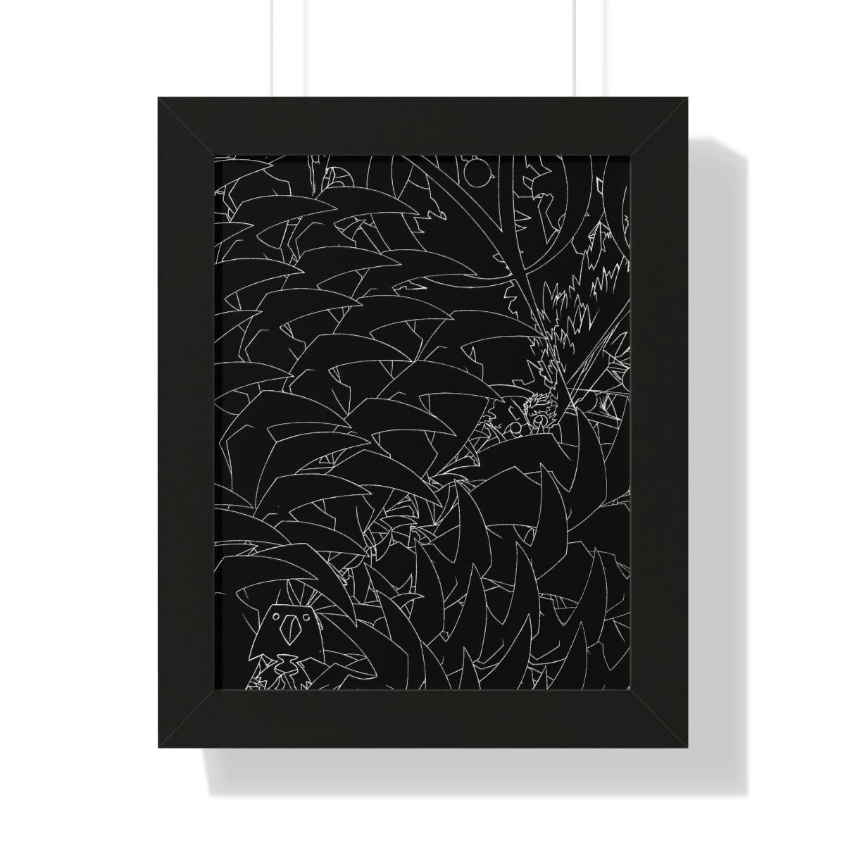 Murder of Inverted: Framed Vertical Poster