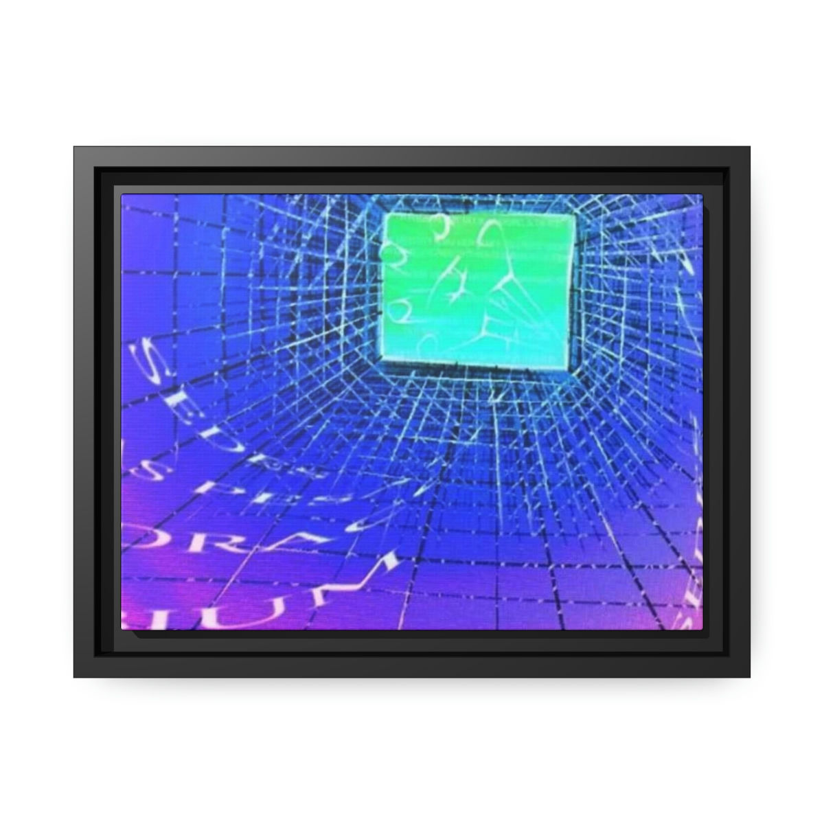 Methuselah Inverted: Matte Canvas, Black Frame
