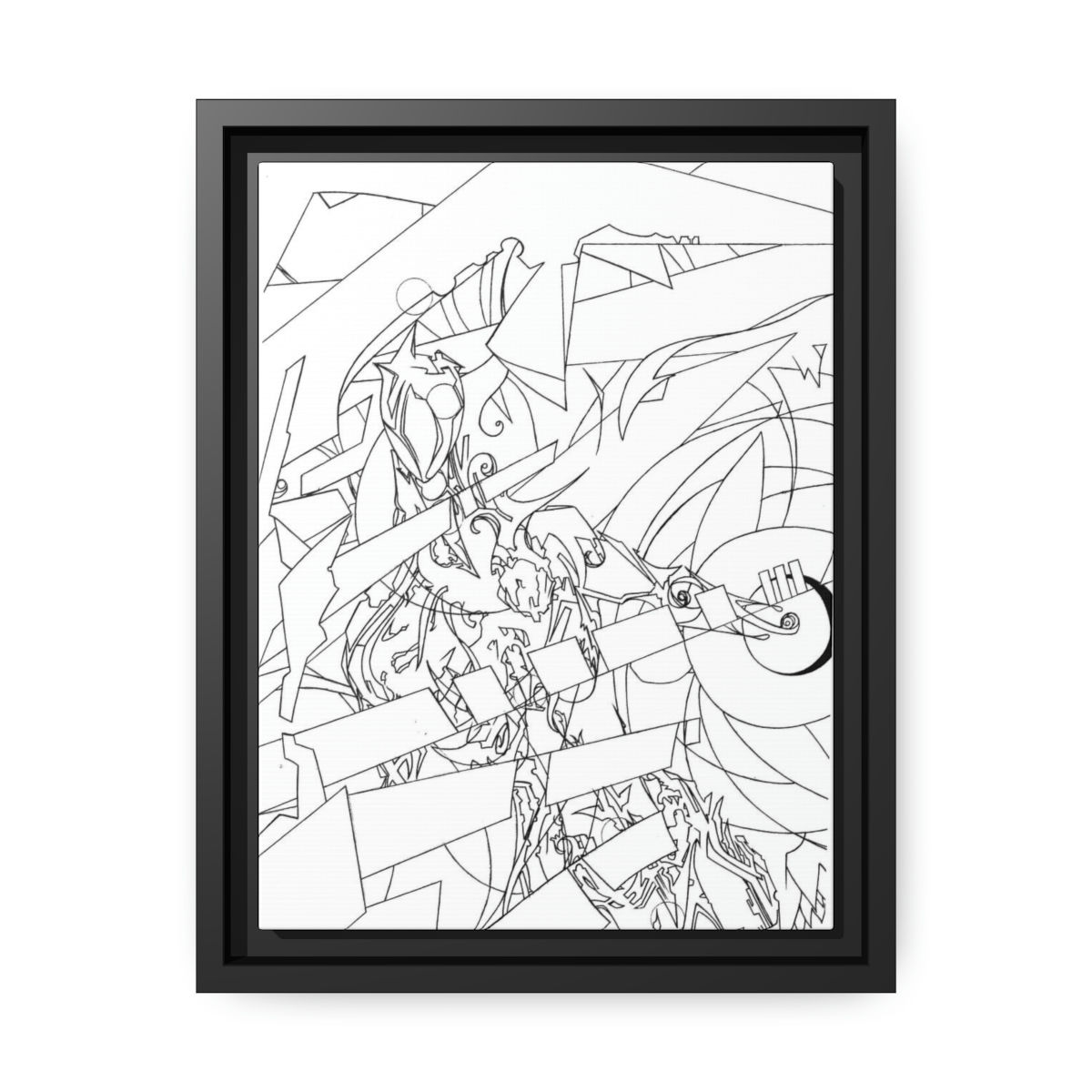 To Another: Matte Canvas, Black Frame