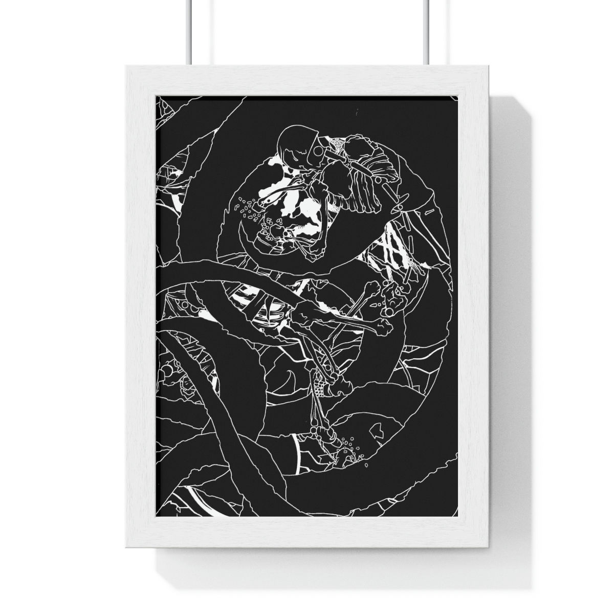 Mammoth Laughter Inverted: Premium Framed Vertical Poster