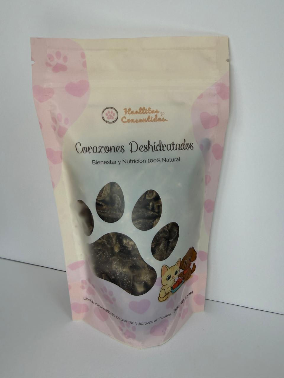 Miniatura: Corazones de pollo deshidratados para perritos y gatitos