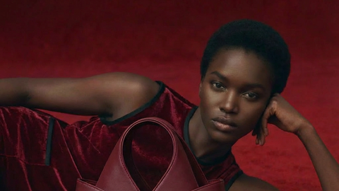 Speculative Dior fashion campaign concept visual, seasonal couture