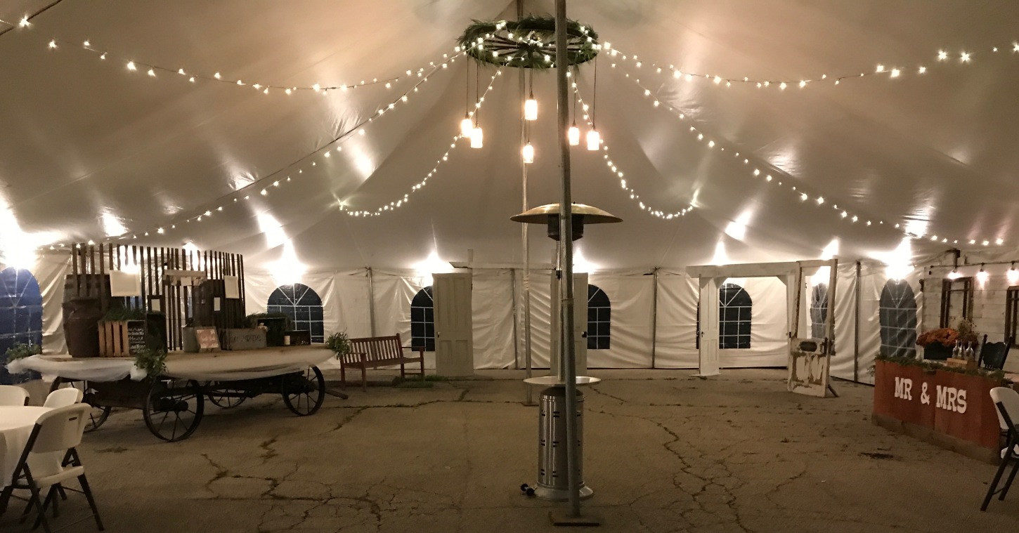 Dance Floors, Lighting, & Heating Lamps Pierres Party & Tent Rental