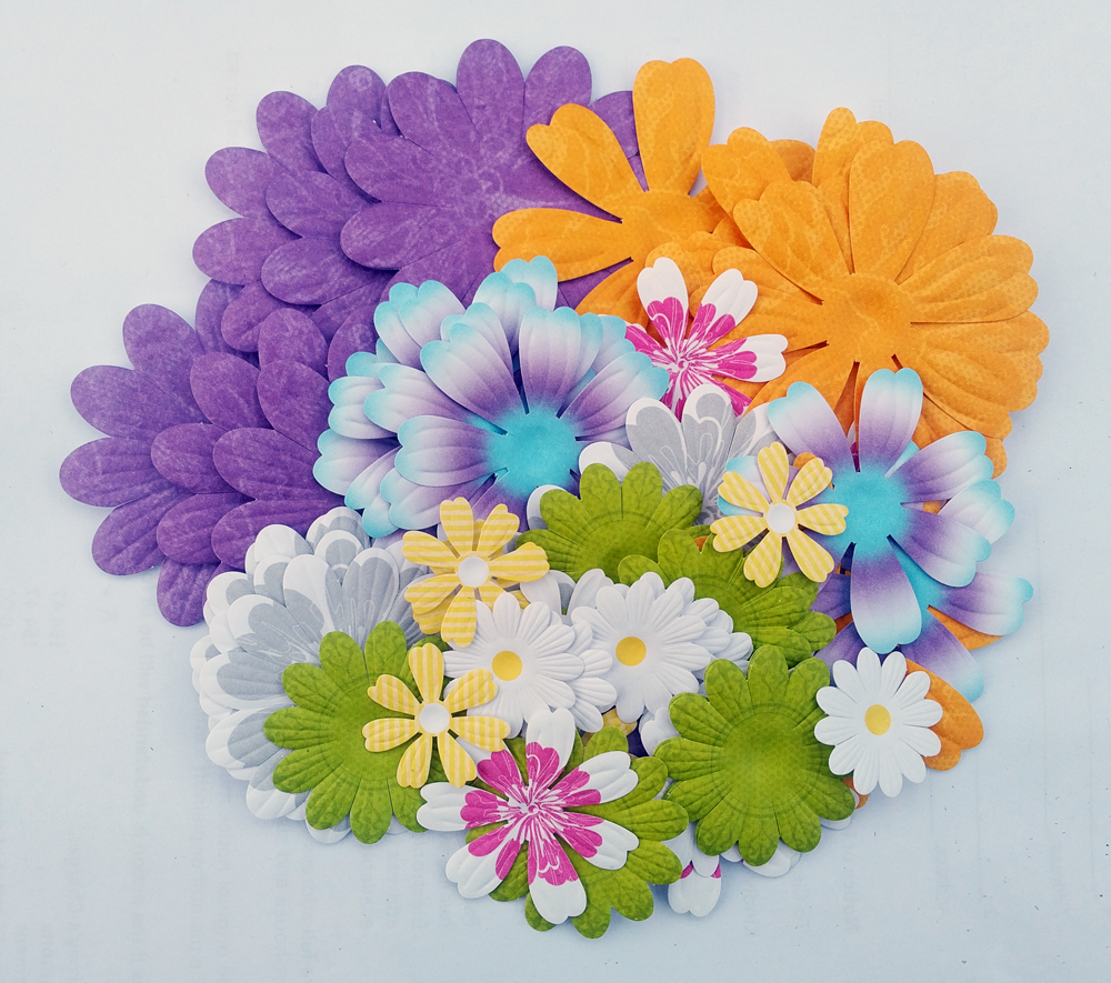 creative memories simply beautiful collection flowers