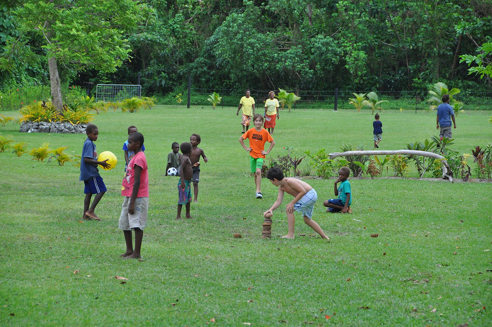 Invite the village children over