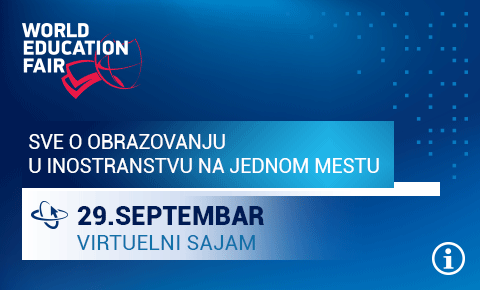 World Education Fair, 29. Septembar - Virtuelni sajam Obrazovanja!