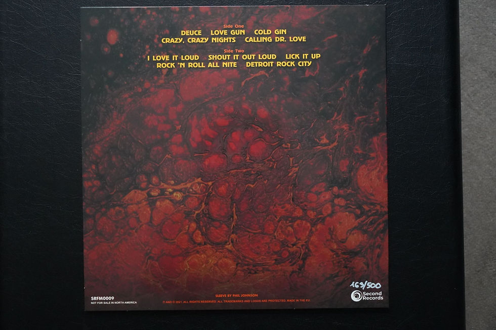 Miniature : KISS vinyle '88 signé par Paul Stanley