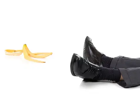 A Chinese Loyalist Steps on a Banana Peel