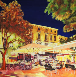 Evening in the Square
