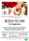 Needle Felting for Beginners